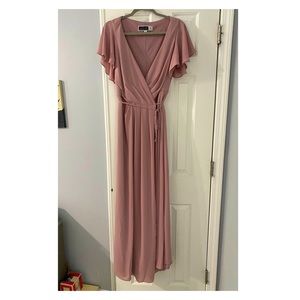 Wrap around bridesmaid dress (or any formal event)